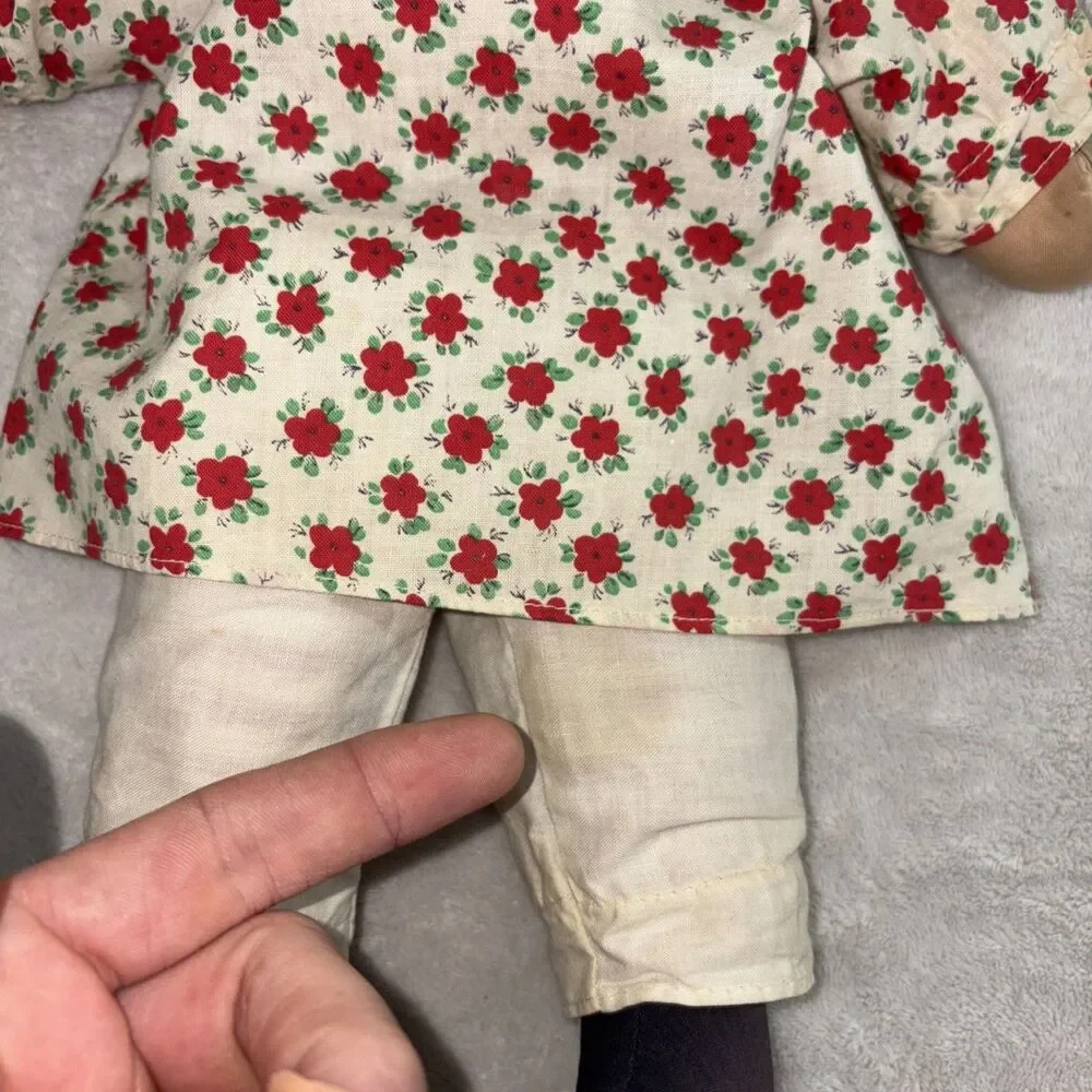 Vintage 1960s Knickerbocker Raggedy Ann Doll Musical (Working) 